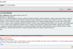 Instalowanie definicji płytek RP2040