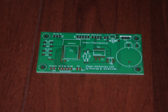 Zegar LED - płytka PCB (top)