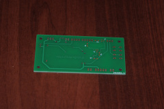 Zegar LED - płytka PCB (bottom)