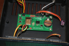 Zegar LED - PCB w obudowie