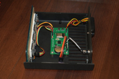 Zegar LED - PCB w obudowie