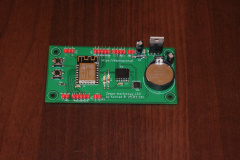 Zegar LED - płytka PCB (top)